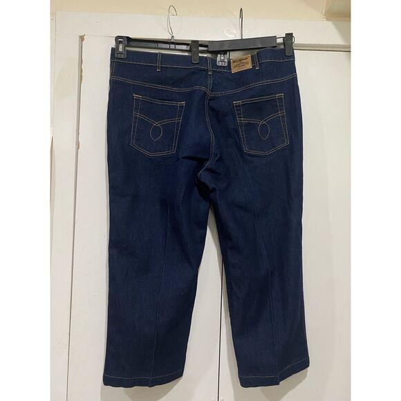 Men's Blue Wolf by Haband Jeans Size 40S  Blue Stretch Zip Fly 40x22 Denim - Picture 10 of 12